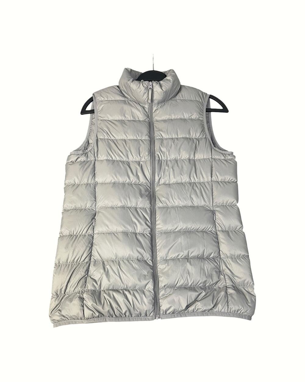 Quince Women’s Medium Light Grey Lightweight Down Puffer Vest